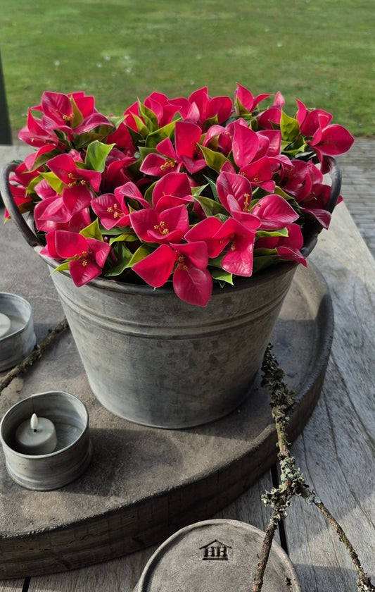 Bougainvillea kunstplant fuchsia UV - 30 cm