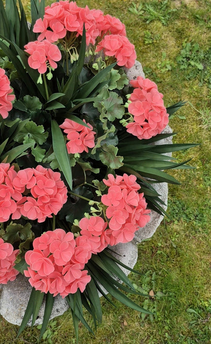 Liriope Kunstgras Strauß UV 40 cm