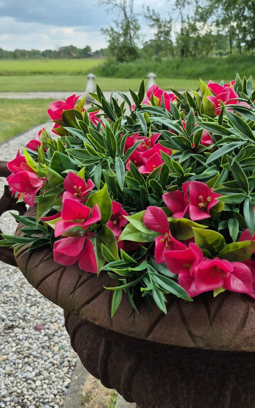 Ruscus Kunstpflanze UV 35 cm