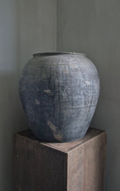 Grauer Terrakotta Krug XXL (Nr. 3)