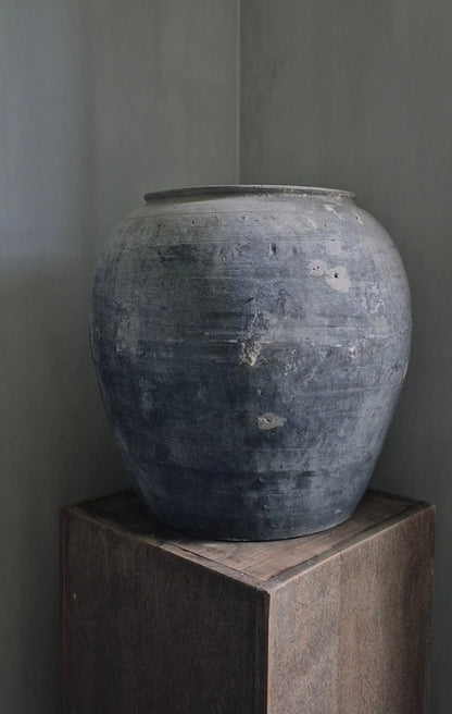 Grauer Terrakotta Krug XXL (Nr. 3)