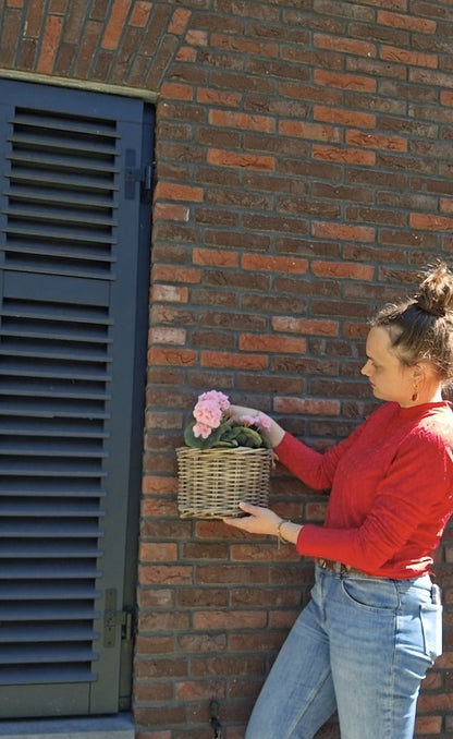 Rotan hangmand hengsel naturel voor muur of tafel