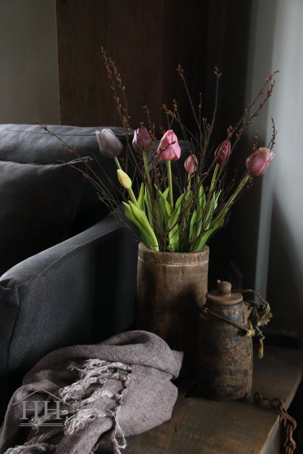 Tulip bouquet mauve mix art with gale (no. 4) 412