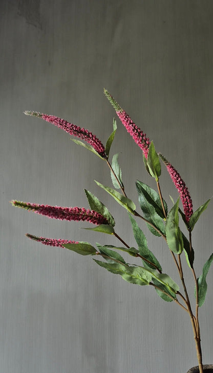 Kunstbloem veronica fel roze - 70 cm