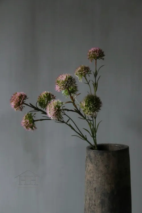 Kunst allium roze 45cm