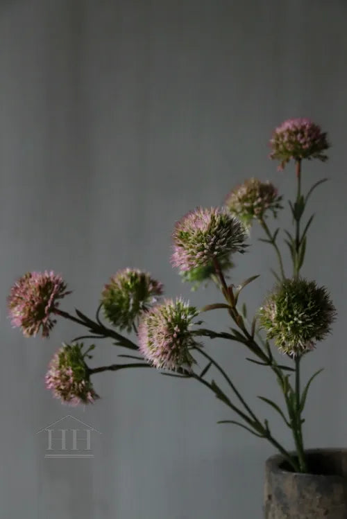 Kunst allium roze 45cm