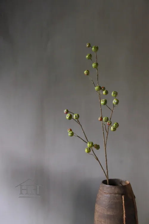 Apfel Kunstzweig grün - 92cm