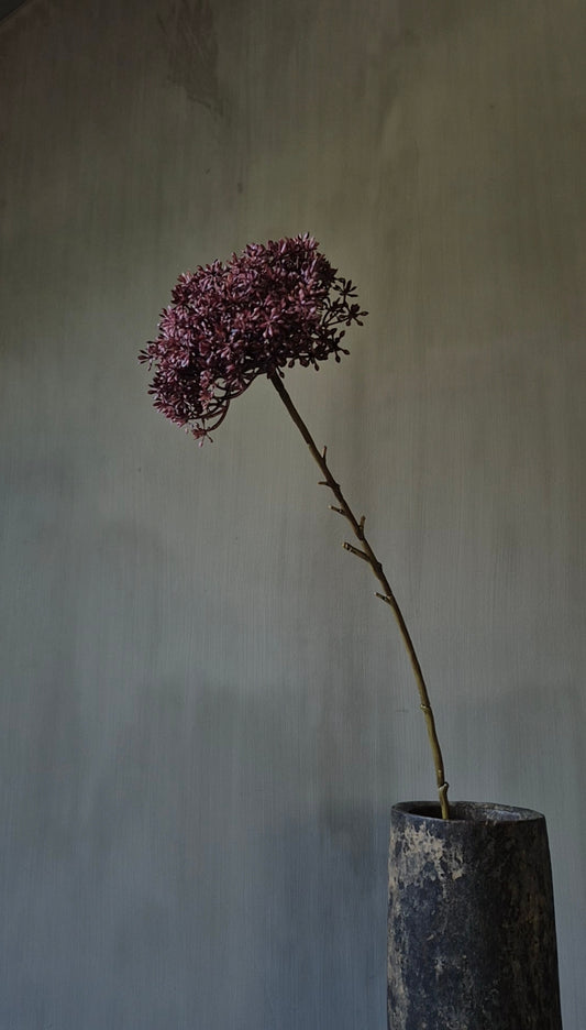 Eupatorium artificial flower burgundy - 65 cm