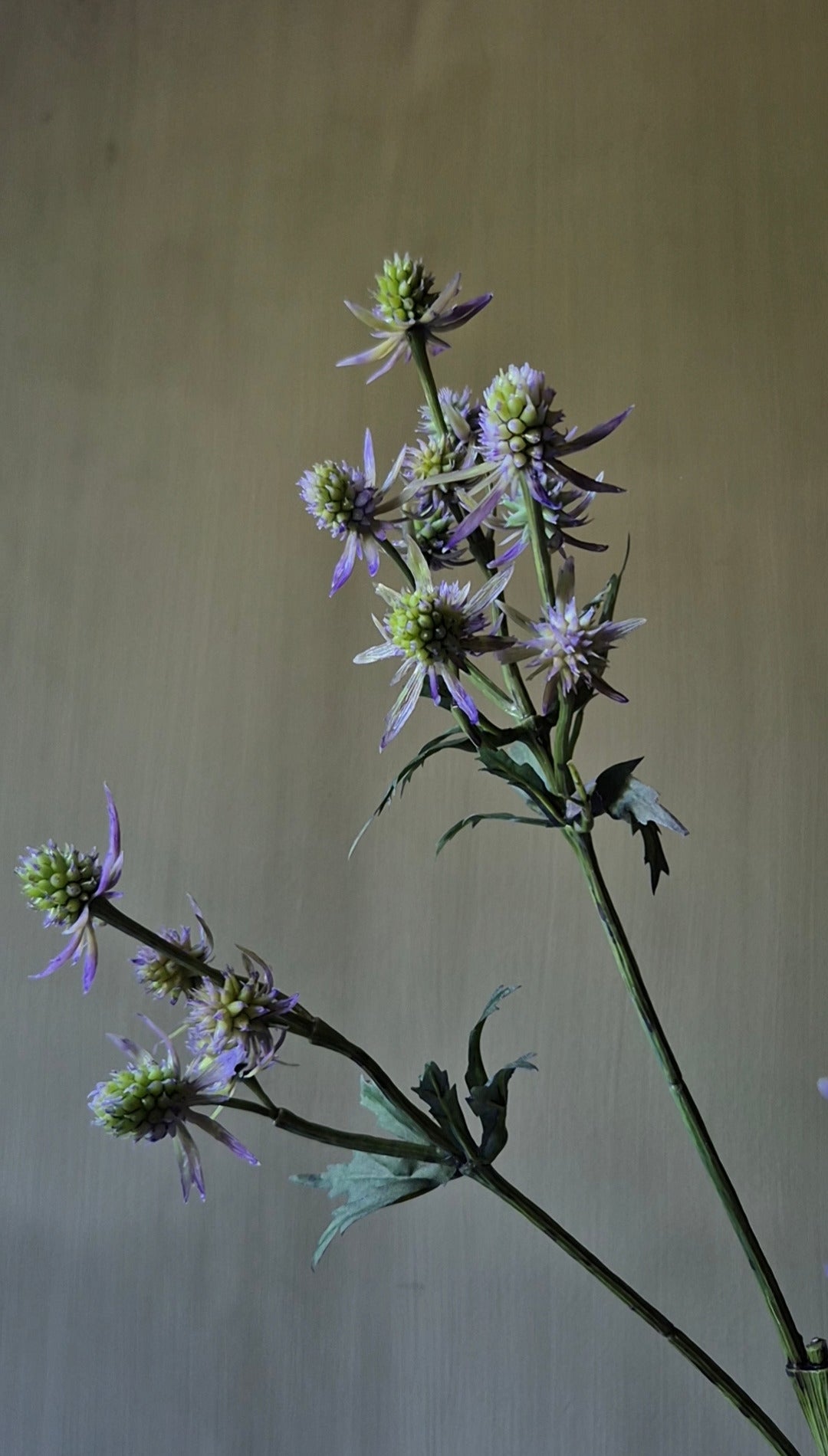 Distel Kunstzweig lila - 64 cm