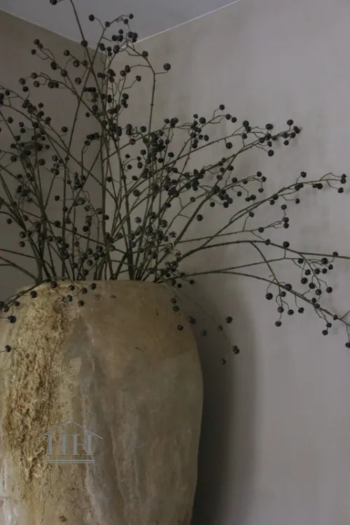 Künstlicher Beerenzweig 110cm dunkelviolett schwarz