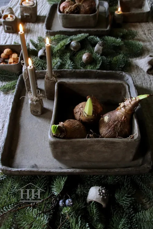 Betonnen bak vierkant XL eigen label Hillary'sHome