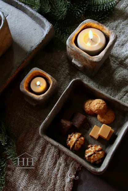 Betonnen bak vierkant M eigen label Hillary'sHome