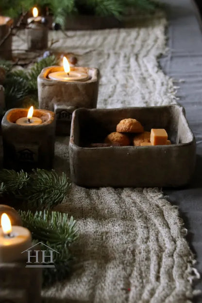 Betonnen bak vierkant M eigen label Hillary'sHome