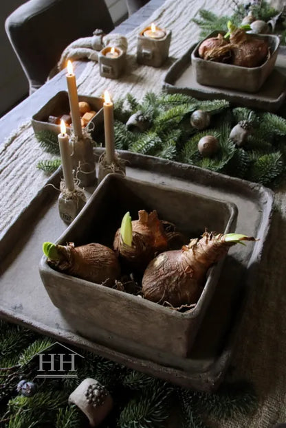 Betonnen bak vierkant XL eigen label Hillary'sHome