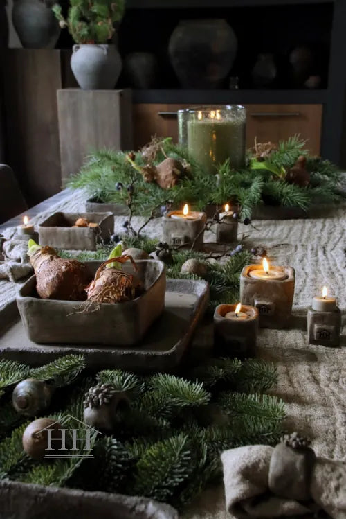 Betonnen bak vierkant L eigen label Hillary'sHome