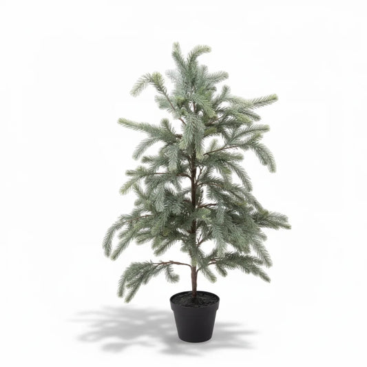 Blaufichten-Weihnachtsbaum im Innentopf Real Touch - 90 cm