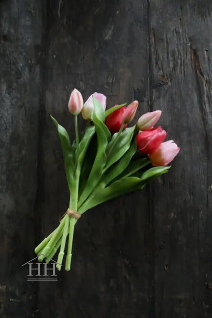 Tulpen bundel roze mix - 30cm