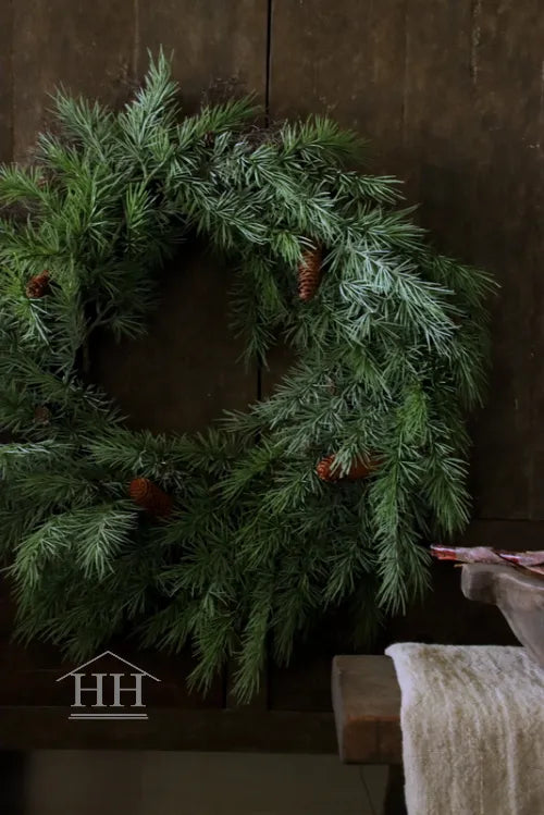 Zedernkranz Real Touch Durchmesser 70cm