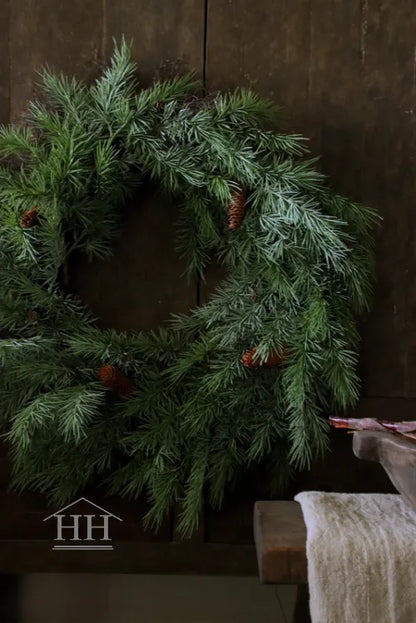 Zedernkranz Real Touch Durchmesser 70cm