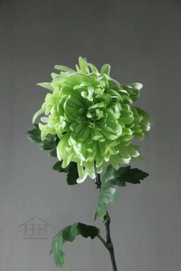 Kunst chrysant groen 61 cm - nepbloem