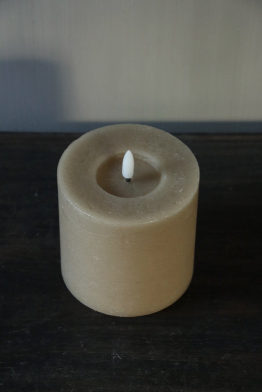 Countryfield led candle beige sand