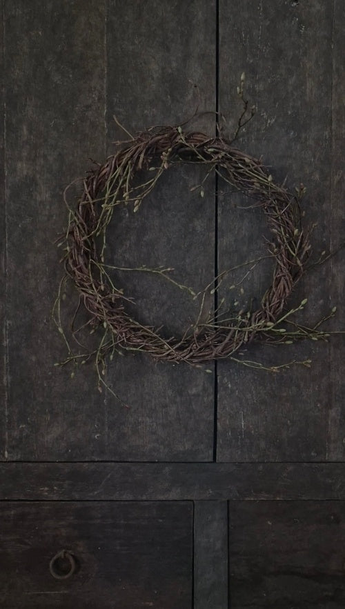 Artificial Tilia wreath - ⌀35cm