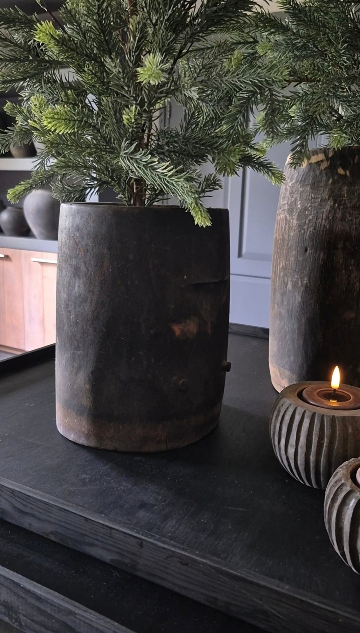 Blaufichten-Weihnachtsbaum im Innentopf Real Touch - 70 cm
