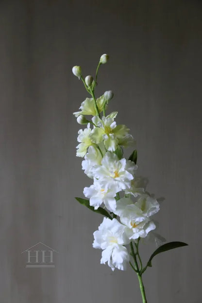Zijdenbloem delphinium 60 cm wit