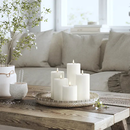 LED Kerze weiß - Deluxe Homeart