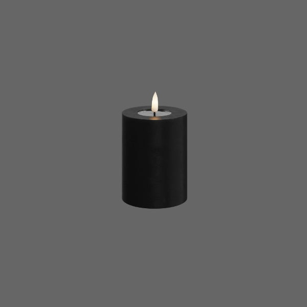 Deluxe Homeart - nepkaarsen zwart - led candles