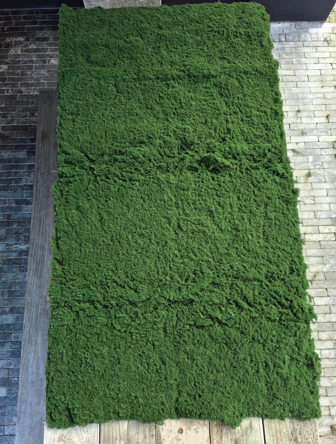 Artificial moss mat green 200 x 100 cm – can be cut to size