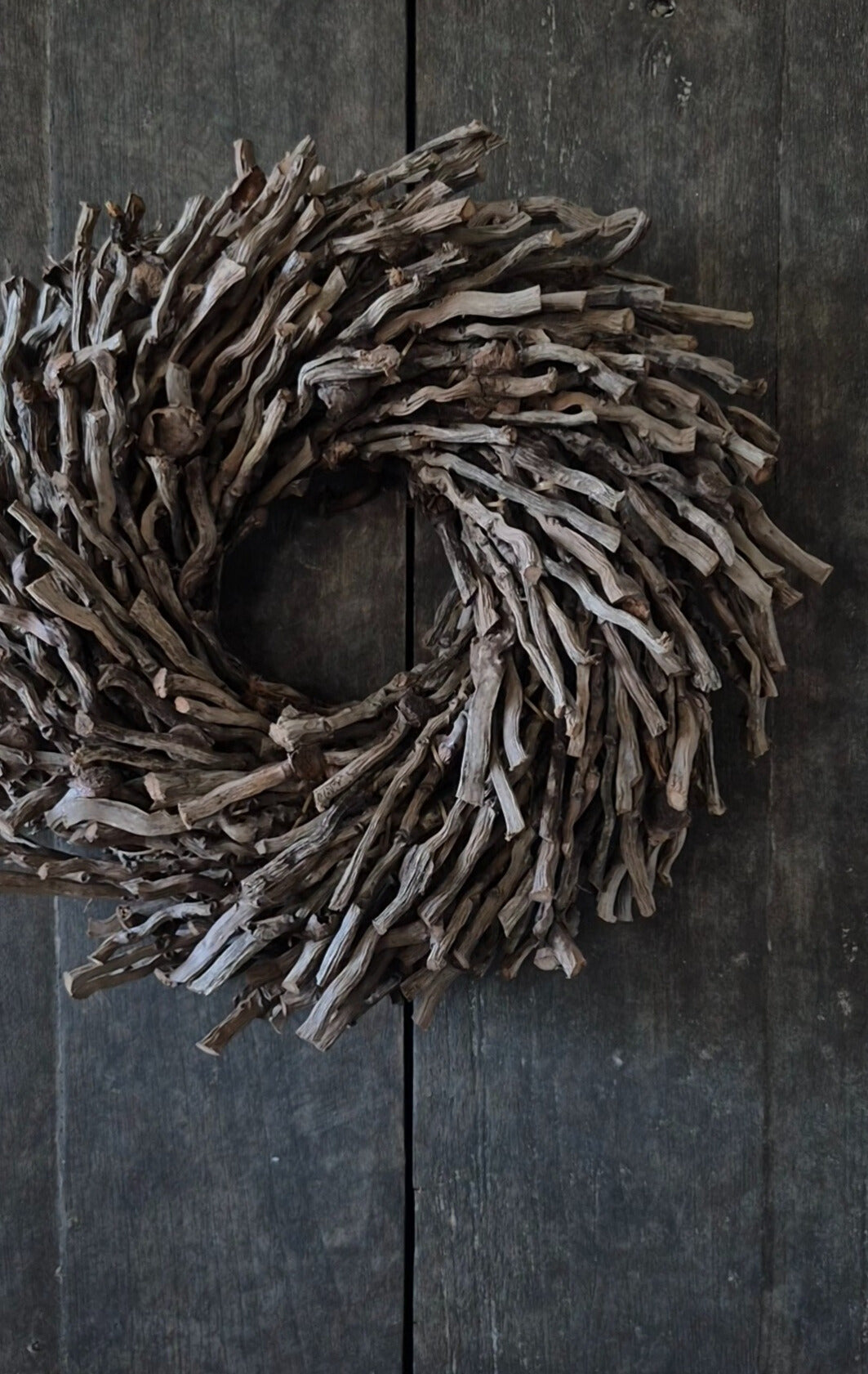 Botay krans naturel bruin 36-37cm