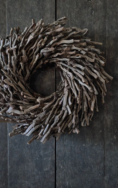 Botay krans naturel bruin 36-37cm