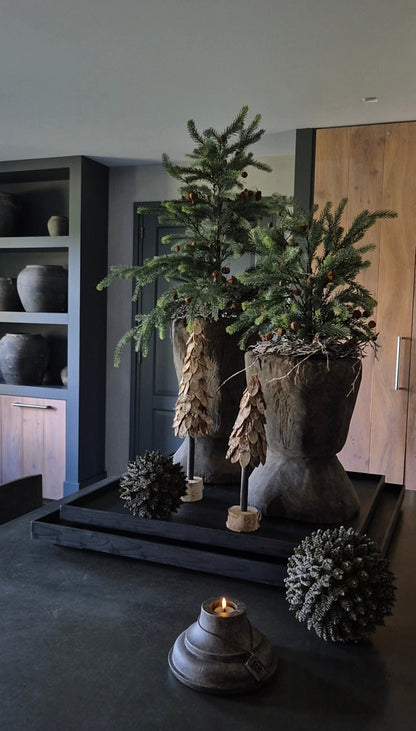 Houten berkenboompje naturel 38 cm