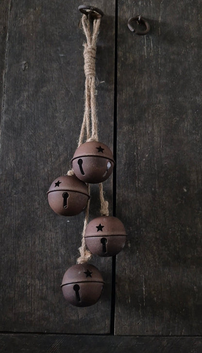Metal balls tuft rust 43 cm
