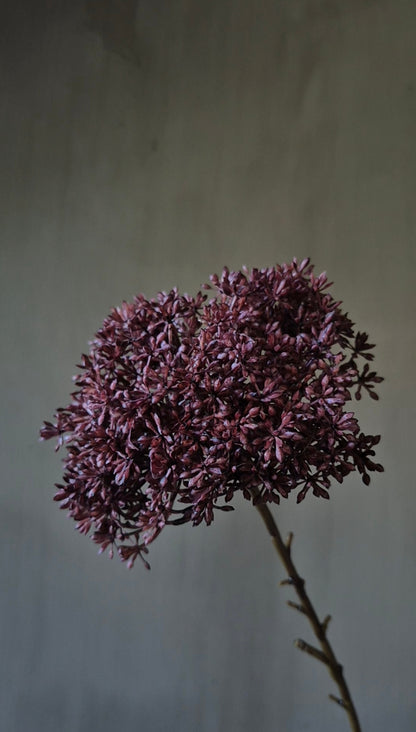 Eupatorium Kunstblume bordeauxrot - 65 cm