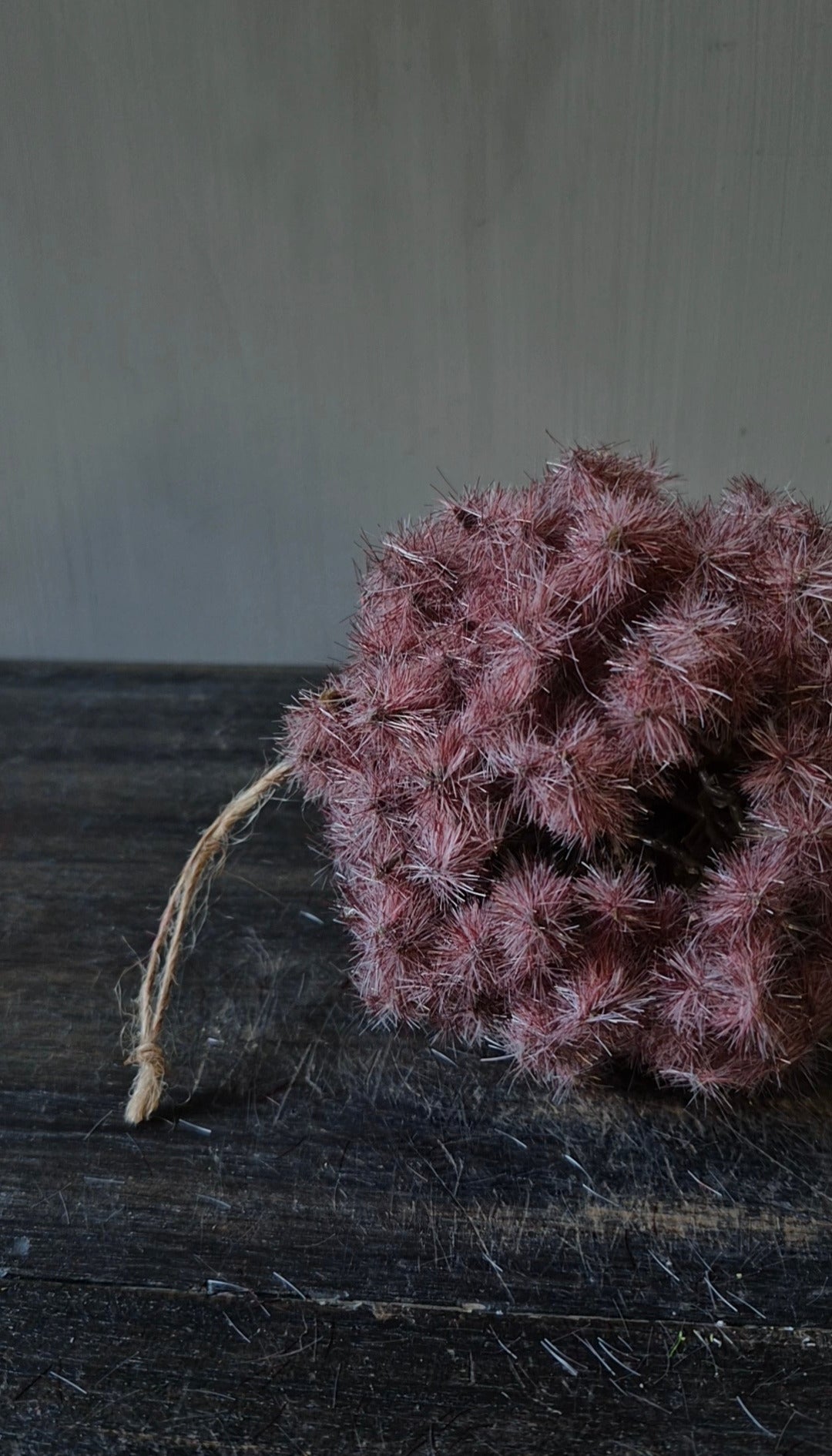 Kunstbol taraxacum roze 12 cm