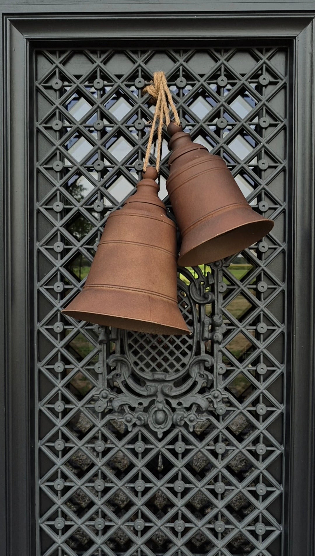 Metal Christmas bell 18.4*18.4*26.7CM