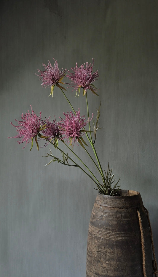 Grevillea kunsttak oudroze - 74 cm