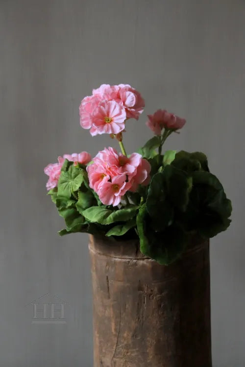 Geranie Kunstpflanze rosa - 26 cm