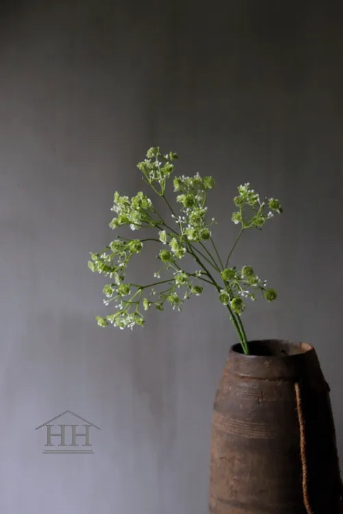 Kunst gipskruid groen 70 cm