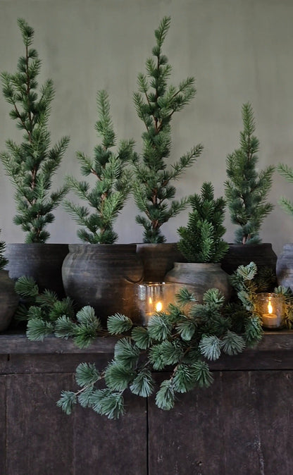 Guirlande slinger kerstdecoratie landelijke stijl