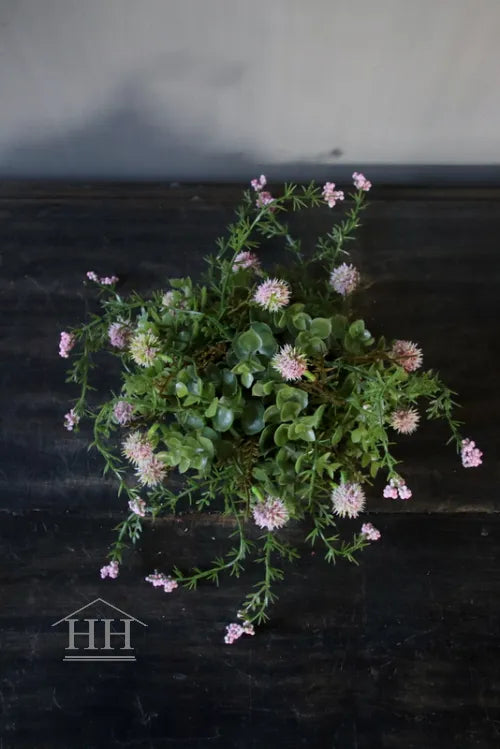 Halbes Kunstball-Tischteil S - rosa