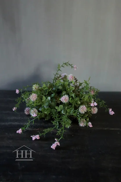 Halbes Kunstball-Tischteil S - rosa