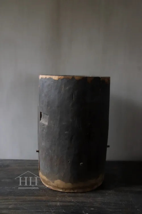 Houten pot antiek 39x28cm (01)