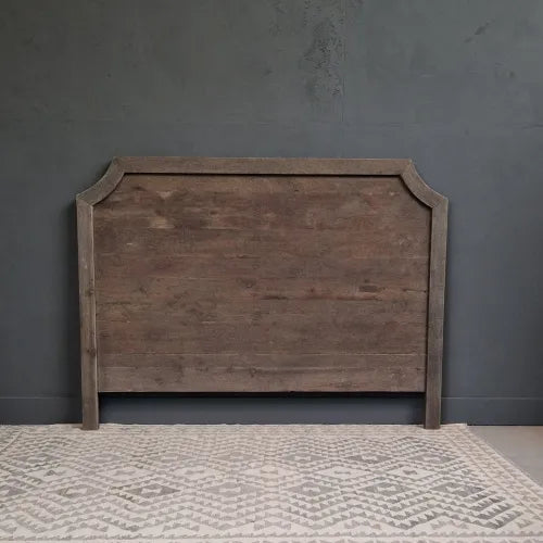 Old teak achterwand bed hoofdbord demy