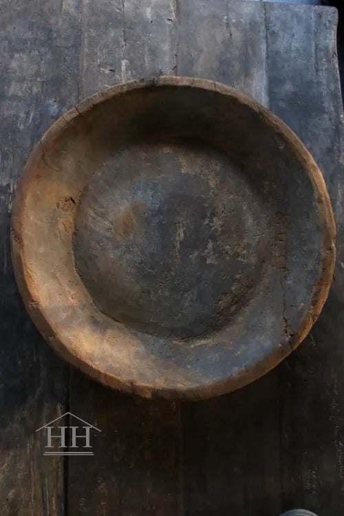 Houten schaal Aura Peeperkorn XL