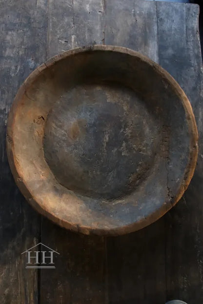 Houten schaal Aura Peeperkorn XL