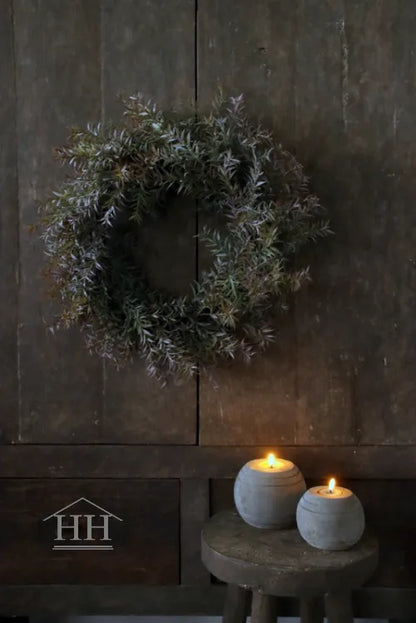 Houten waxinelichthouder Kris M