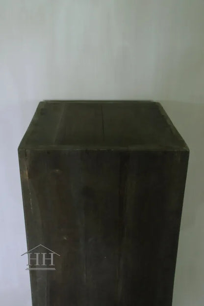Houten zuil vergrijsd 100 cm